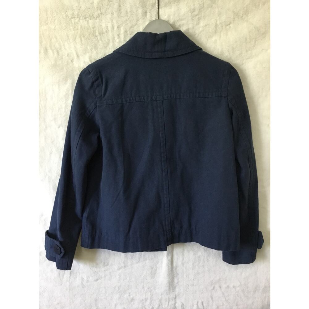 Lacoste Blue Cotton Double-Breasted Blazer - Picture 10 of 16
